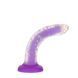 Фалоімітатор, що світиться в темряві, ADDICTION Rave 8&Prime;, Glow in the Dark Dildo Purple Confetti, 20,3 см SX1301 фото 3