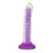 Фалоімітатор, що світиться в темряві, ADDICTION Rave 8&Prime;, Glow in the Dark Dildo Purple Confetti, 20,3 см SX1301 фото 1