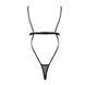 Боді-монокіні з відкритими грудьми Passion DIABOLINA BODY S/M, black PS25802 фото 4