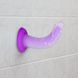 Фалоімітатор, що світиться в темряві, ADDICTION Rave 8&Prime;, Glow in the Dark Dildo Purple Confetti, 20,3 см SX1301 фото 9