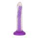 Фалоімітатор, що світиться в темряві, ADDICTION Rave 8&Prime;, Glow in the Dark Dildo Purple Confetti, 20,3 см SX1301 фото 2