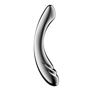 Металевий дилдо Satisfyer Pure Gravity 3, двосторонній, можна нагрівати й охолоджувати, дуже важкий SX3255 фото