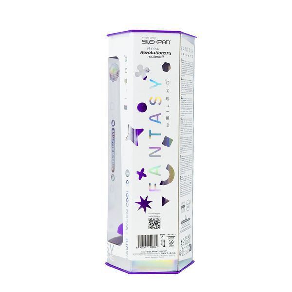 Фалоімітатор SilexD Fantasy Liquid Silicone Dreamy 7in Purple SX3433 фото