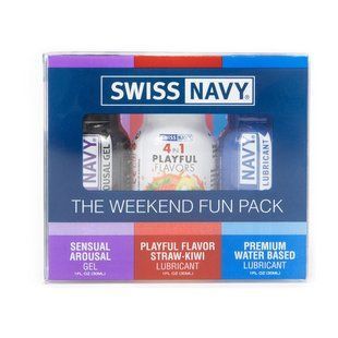 Набір Swiss Navy Weekend Fun Pack 3 х 30 мл SX1363 фото