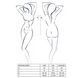 Боді Passion MELANIA BODY S/M, black EL16302 фото 5