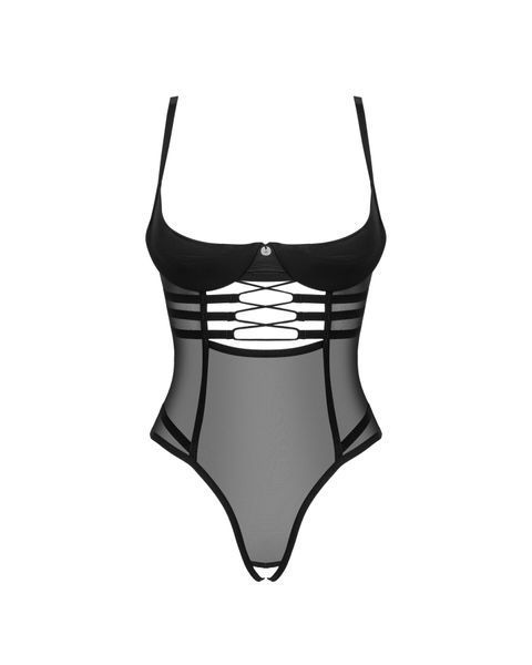 Боді Obsessive Roxelia crotchless teddy XL/2XL SO9067 фото
